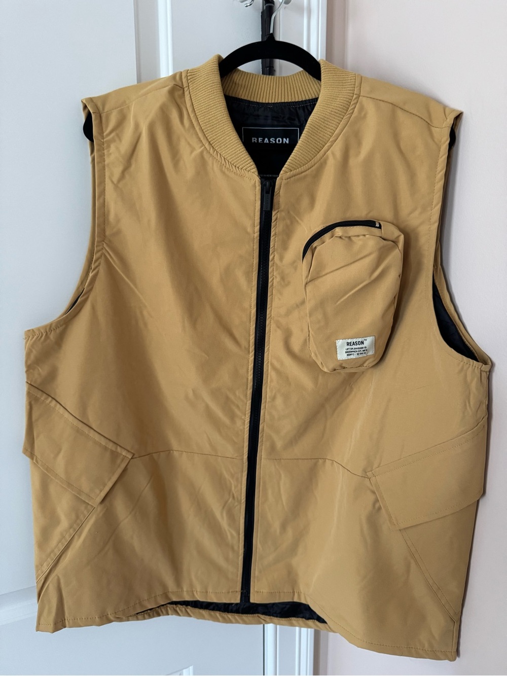 REASON Men's Tan Utility Vest